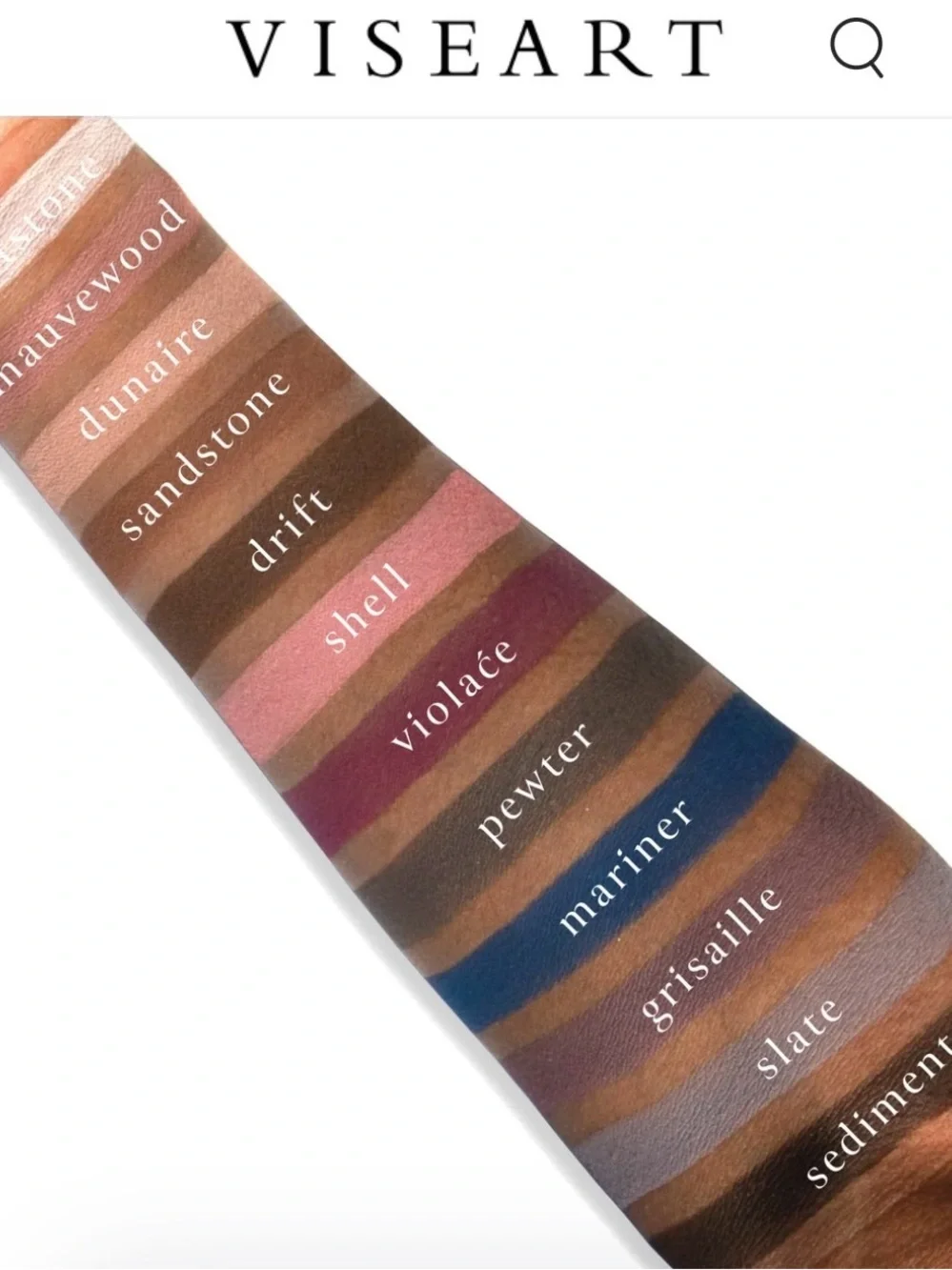 Viseart PETITES MATTES COOL ORIGINAL Makeup Eyeshadow Palette